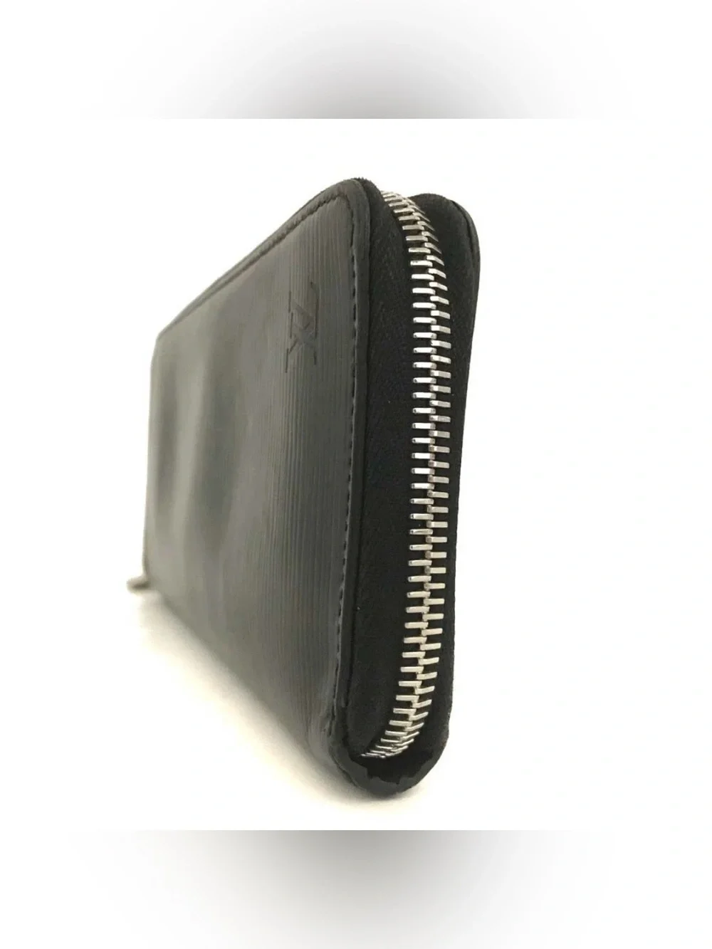 AUTH Louis Vuitton Long Vertical Zippy Trunk Wallet Black EPI Leather AUTHENTIC